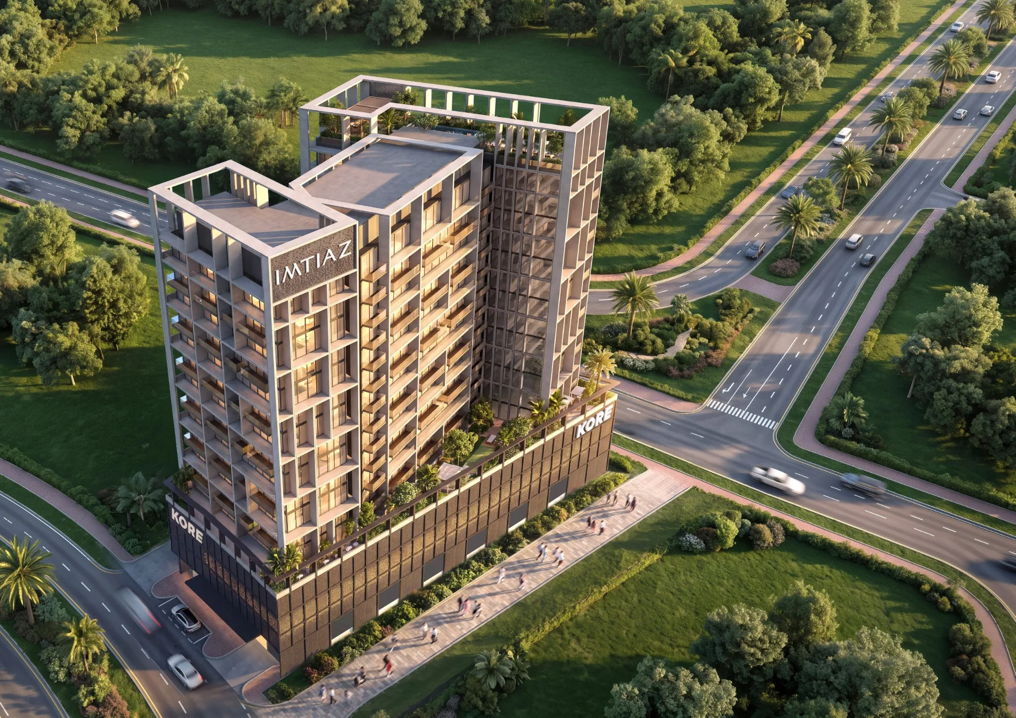 Warm open-plan residence at Lunaya Terraces